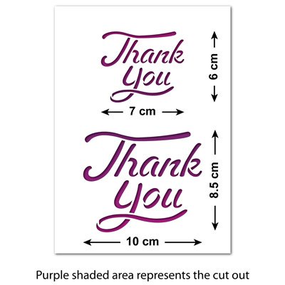 Thank You Craft&nbsp;Stencil