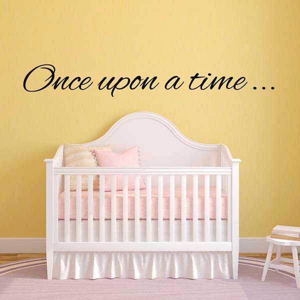 Once Upon A Time Wall Sticker Nursery Decal - Once Upon A Wall Vinyl Decals