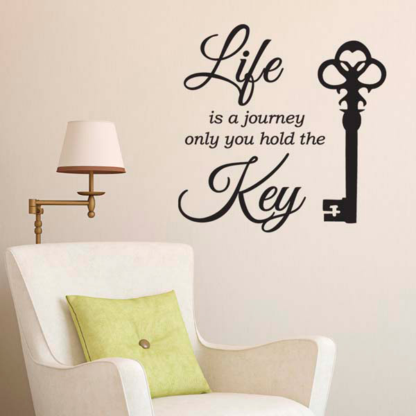 Life Is A Journey Quote Wall Sticker